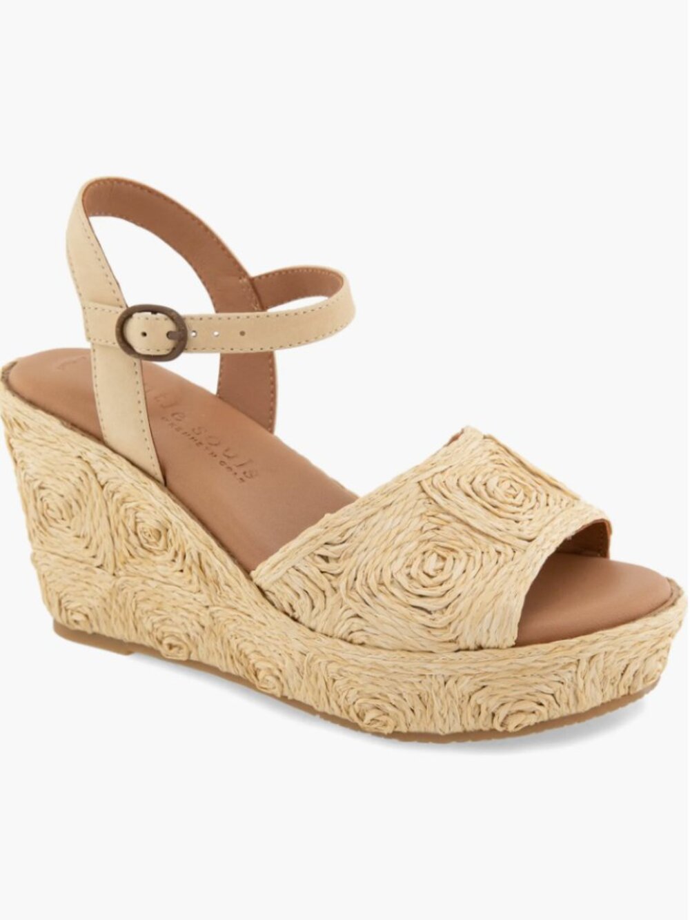 Nevio Ankle Strap Platform Wedge Sandal